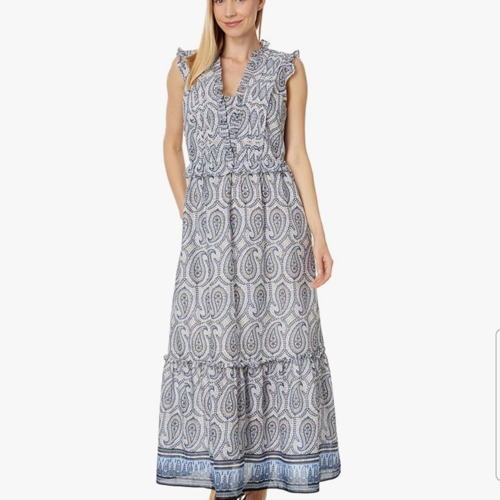 Tommy Hilfiger Paisley Print Maxi Dress